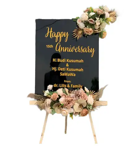 Papan Bunga Akrilik Semolowaru