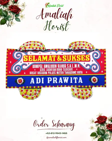 Papan Bunga Ucapan Selamat Semolowaru